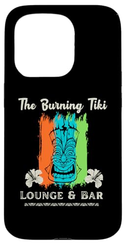 Hülle für iPhone 15 Pro Vintage Tiki Bar Lounge Tiki Taschenlampe Retro Hawaiian Distressed von Aloha Local Hawaiian Hawaii Island Beach Tees