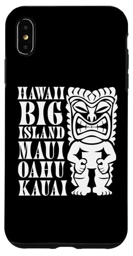 Hülle für iPhone XS Max Hawaiianisches Retro-Tiki, polynesisches Luau, Tropischer Strand, Hawaii von Aloha Local Hawaiian Hawaii Island Beach Tees