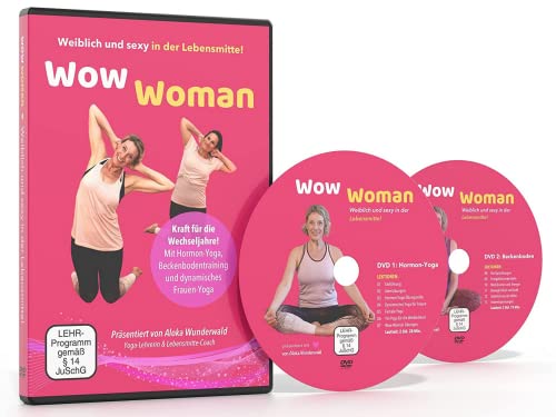 Wow Woman DVD für die Wechseljahre mit Hormon-Yoga und Beckenbodentraining | Hormon Balance Frau ab 40 | Hormone natürlich regulieren | inkl. kostenlosen Online-Zugang für alle Videos der DVDs von Aloka Yoga