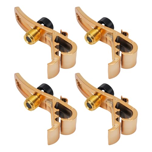 Alomejor Stoßfeste Trommel Mikrofon Klemme, Verstellbarer Mic Halter PC und Metalltrommel-Mic-Halterung mit 3 Groove-Punkten Alomejor Stoßfeste Trommel Mikrofon Klemme, Verstellbarer Mic Halter PC und Metalltrommel-Mic-Halterung mit 3 Groove-Punkten von Alomejor