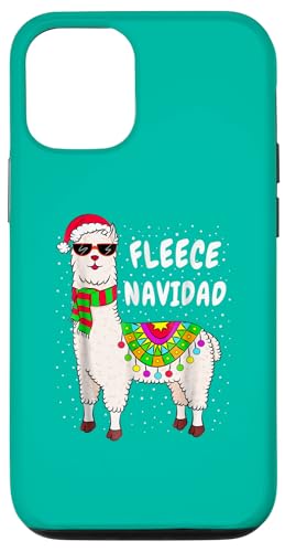 Hülle für iPhone 13 Frohe Weihnachten! Cooles Llama mit Schal und Brille von Alpaca Llama Merry Christmas Shirts & Accessories