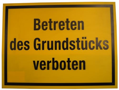 Betreten des Grundstücks verboten von Alpertec