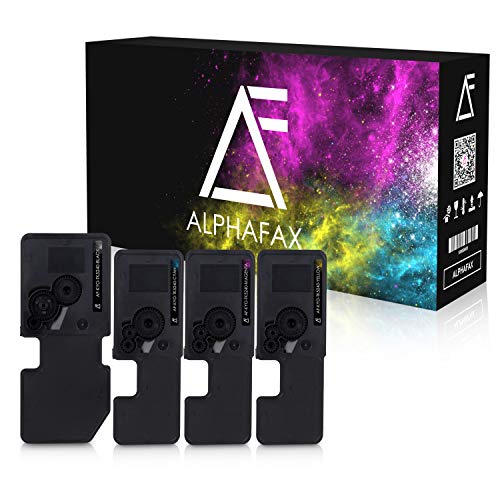 Alphafax 4X Toner ersetzt Kyocera TK5240 Multipack Schwarz Cyan Magenta Gelb von Alphafax