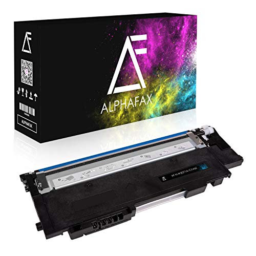 Alphafax Toner kompatibel mit HP W2071A für HP Color Laser 150 a 150 nw 150 Series MFP 170 Series MFP 178 nw MFP 178 nwg MFP 179 FNG MFP 179 fnw [MIT CHIP] von Alphafax