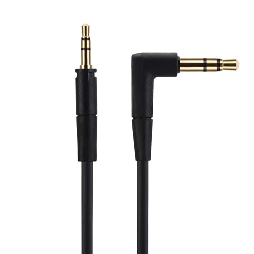 Alphatec Ersatz-Audiokabel, kompatibel mit Sennheiser HD450BT HD350BT HD4.30 HD4.40BT HD4.50BTNC HD458BT HD400S Momentum 3 Kopfhörern, 3,5 mm auf 2,5 mm männliches Stereo-Klinkenkabel, 1,45 Meter von Alphatec