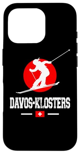 Hülle für iPhone 16 Pro Davos Klosters Skigebiet Alpen Schweiz Berge Schweiz von Alps Souvenir Shop