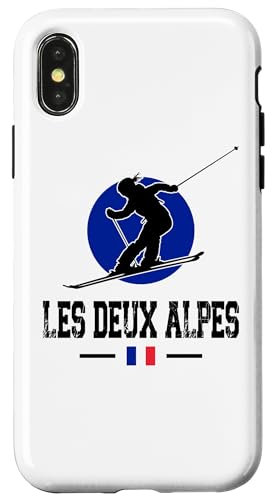 Hülle für iPhone X/XS Les Deux Alpes Skigebiet Französische Alpen Berg Frankreich Alpen Alpen von Alps Souvenir Shop