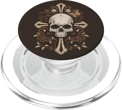 Y2K Grunge Aesthetic Alt Goth Skull Cross Gothic PopSockets PopGrip für MagSafe von Alt Clothes Grunge Y2K Shirts For Men & Women Co