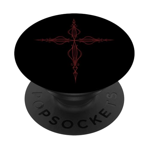 Gothic Cross Mall Gothic Romantische Grunge-Alternative PopSockets mit austauschbarem PopGrip von Alt Grunge Emo Egirl Eboy Goth Aesthetic Graphic