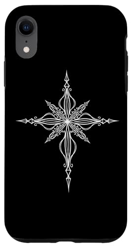 Hülle für iPhone XR Gothic Cross Alternative Grunge Mall Gothic Romantic von Alt Grunge Emo Egirl Eboy Goth Aesthetic Graphic