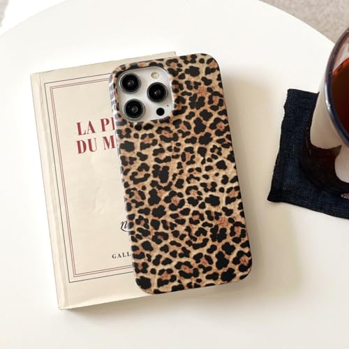 Altartar Handyhülle für iPhone 16 Pro Hülle Leopard Schutzhülle für Damen Mädchen iPhone 16 Pro Hülle Leopard Muster Aesthetic Design Silikon Cute Weiche Ultra Dünn TPU Case Bumper Cover von Altartar