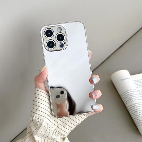 Altartar Hülle für iPhone 11 Pro Max 3D Welle Wasser Ripple Makeup Spiegel Handyhülle Kameraschutz Damen Weiche TPU Stoßfeste Luxus Schutzhülle für iPhone 11 Pro Max Case Mädchen-Silbrig 2 von Altartar