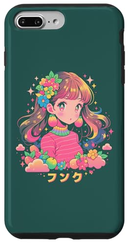 Hülle für iPhone 7 Plus/8 Plus Anime Girl Waifu Cute Alt Aesthetic mit Obst, Erdbeer-Pastellfarben von Alternative Sweet Manga Japan Anime Woman