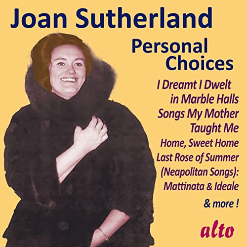 Joan Sutherland - Personal Choice von Alto (Note 1 Musikvertrieb)