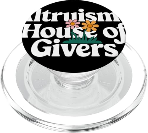 Altruismo Altruismo House Of Givers PopSockets PopGrip für MagSafe von Altruismo Selfelss Giving Givers School Spirit