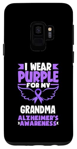 Hülle für Galaxy S9 Ich trage Lila, um meine Großmutter auf Alzheimer aufmerksam zu machen von Alzheimer's Awareness Apparel & Gifts