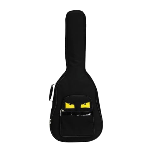 Amagogo Cartoon-Gitarrentasche, Rucksack, professionelle Tragetasche, Gitarrenkoffer für 40-Zoll-/41-Zoll-Akustikgitarren, 40-Zoll-/41-Zoll-Bässe von Amagogo