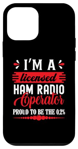 Hülle für iPhone 12 mini I'm A Licensed Ham Radio Operator Proud To Be The 0,2% von Amateurfunker Morsecode Rufzeichen Frequenz