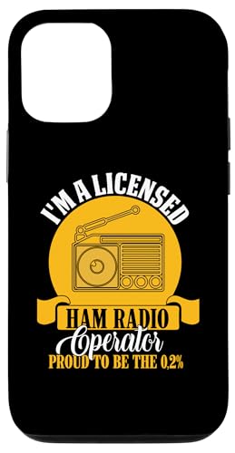 Hülle für iPhone 14 Pro I'm A Licensed Ham Radio Operator Proud To Be The 0,2% von Amateurfunker Morsecode Rufzeichen Frequenz