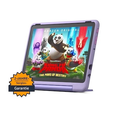 Amazon Fire HD 10 Kids Pro Tablet für Kinder ab dem Grundschulalter - Mit 10-Zoll-Display, langer Akkulaufzeit, Kindersicherung und dünner Hülle - Version 2023, 32 GB, Happy-Day-Design von Amazon