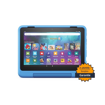 Amazon Fire HD 8 Kids Pro Tablet 8-Zoll-HD-Display, für Kinder von 6 bis 12 Jahren, 30 % schnellerer Prozessor, 13 Stunden Akkulaufzeit, kindgerechte Hülle, 32 GB (2022), Cyber Welt Design von Amazon