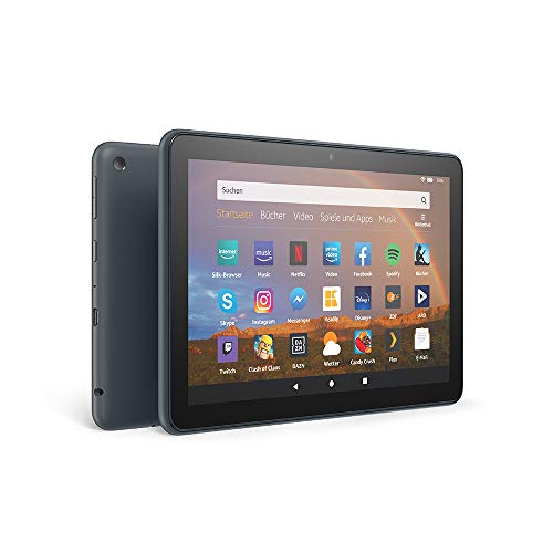 Amazon Fire HD 8 Plus-Tablet, Zertifiziert und generalüberholt, 8-Zoll-HD-Display, 64 GB, Schiefergrau mit Spezialangeboten; für Unterhaltung unterwegs (2020) von Amazon