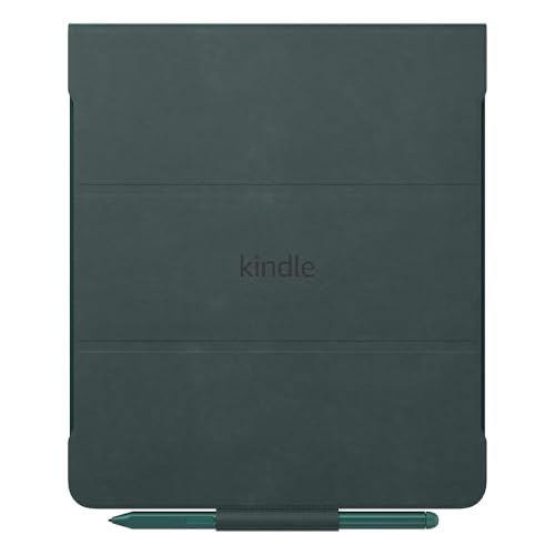 Die neue Amazon Kindle Scribe-Klapphülle mit magnetischer Befestigung | Schlanke Schutzhülle | Premiumleder von Amazon