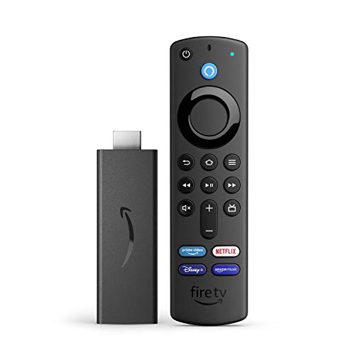 Fire TV Stick, Zertifiziert und generalüberholt | mit Alexa-Sprachfernbedienung (mit TV-Steuerungstasten) | HD-Streaminggerät von Amazon