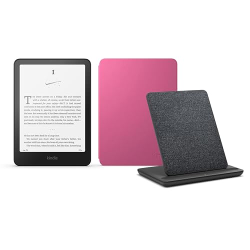 Kindle Paperwhite Signature Edition (Veröffentlichung 2024) mit 32 GB ohne Werbung, eine Amazon Plant-basierte Hülle und eine kabellose Ladestation Made for Amazon von Amazon