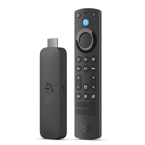 Zertifiziert und generalüberholt Amazon Fire TV Stick 4K Max, unterstützt Streaming über Wi-Fi 6E, Ambient-TV von Amazon