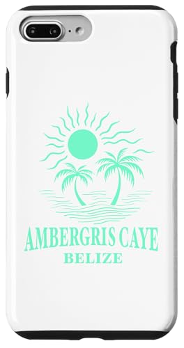 Hülle für iPhone 7 Plus/8 Plus Ambergris Caye Belize-Souvenir, Erinnerung an einen Urlaub in Belize von Ambergris Caye Belize Reminder Souvenir