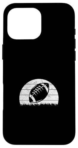 Hülle für iPhone 16 Pro Max American Football Ball Retro-Fußballball bei Sonnenuntergang von American Football Designs