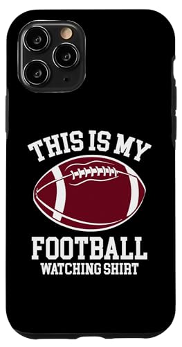 Hülle für iPhone 11 Pro Lustiges American Football Design für Männer und Frauen Fußballliebhaber von American Football Gift & Shirts Men Women Kids