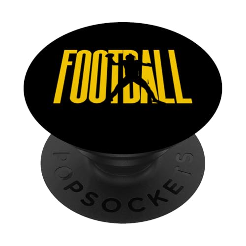 Fußball in den USA PopSockets Klebender PopGrip von American Football USA Football Touchdown Kick ball