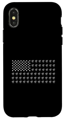 Hülle für iPhone X/XS Amerikanische Flagge BBQ Grills USA Patriotismus Patriot von Amerikanische Flagge BBQ Grills USA Patriot