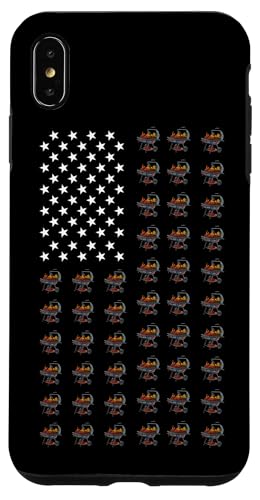 Hülle für iPhone XS Max Amerikanische Flagge BBQ Grills USA Patriotismus Patriot von Amerikanische Flagge BBQ Grills USA Patriot