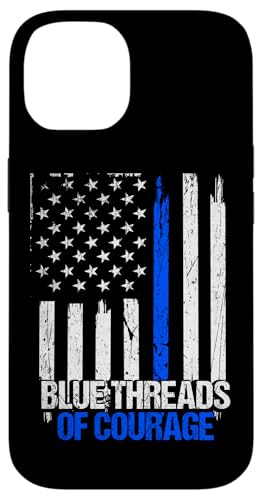 Polizei Ehre Die Linie Respekt Blaue Flagge Polizist Herren Hülle für iPhone 14 von Amerikanische Flagge Unterstützung Ehrenlinie