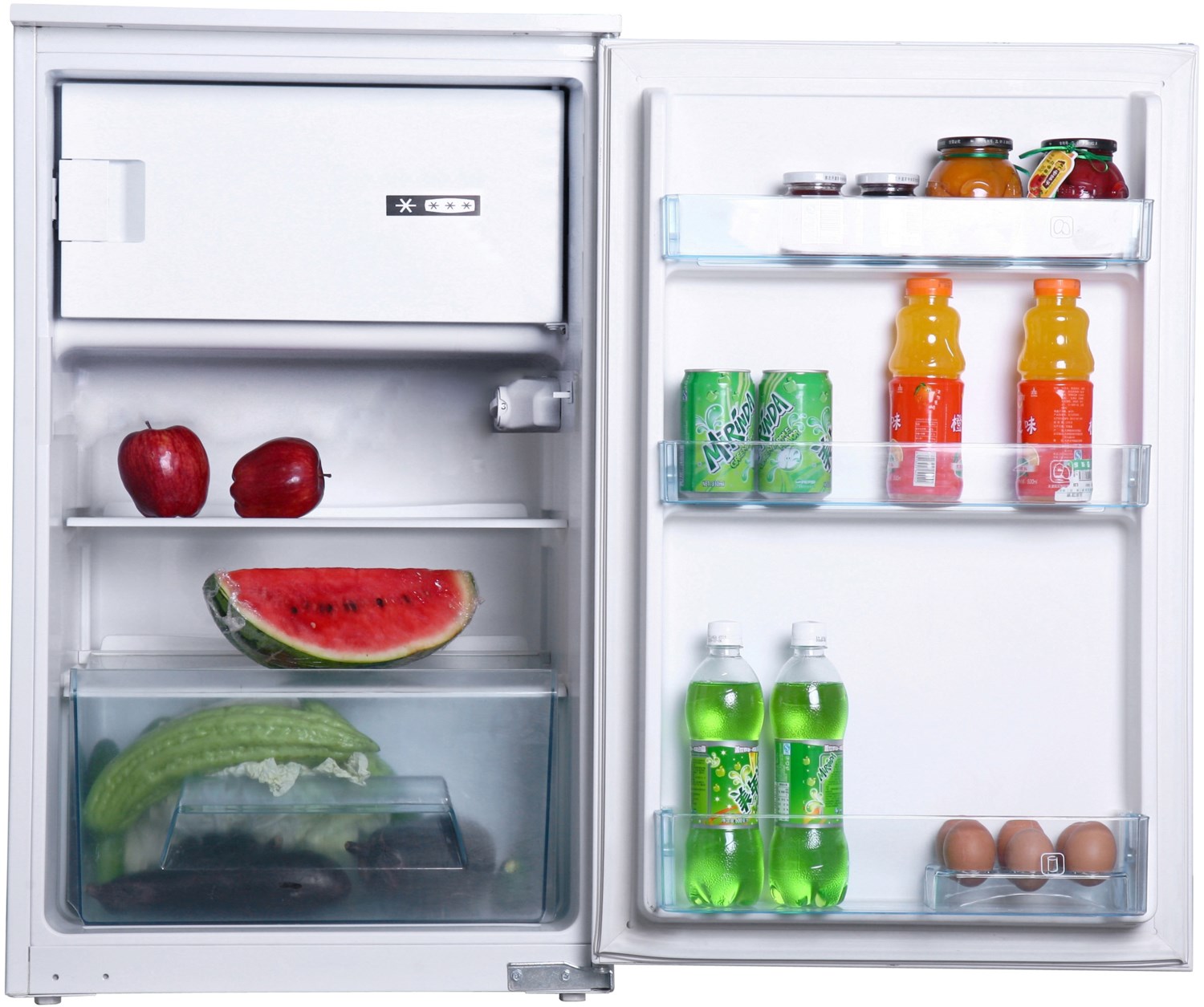 EKS 16161 Einbau-Kühlschrank mit Gefrierfach weiß / F von Amica