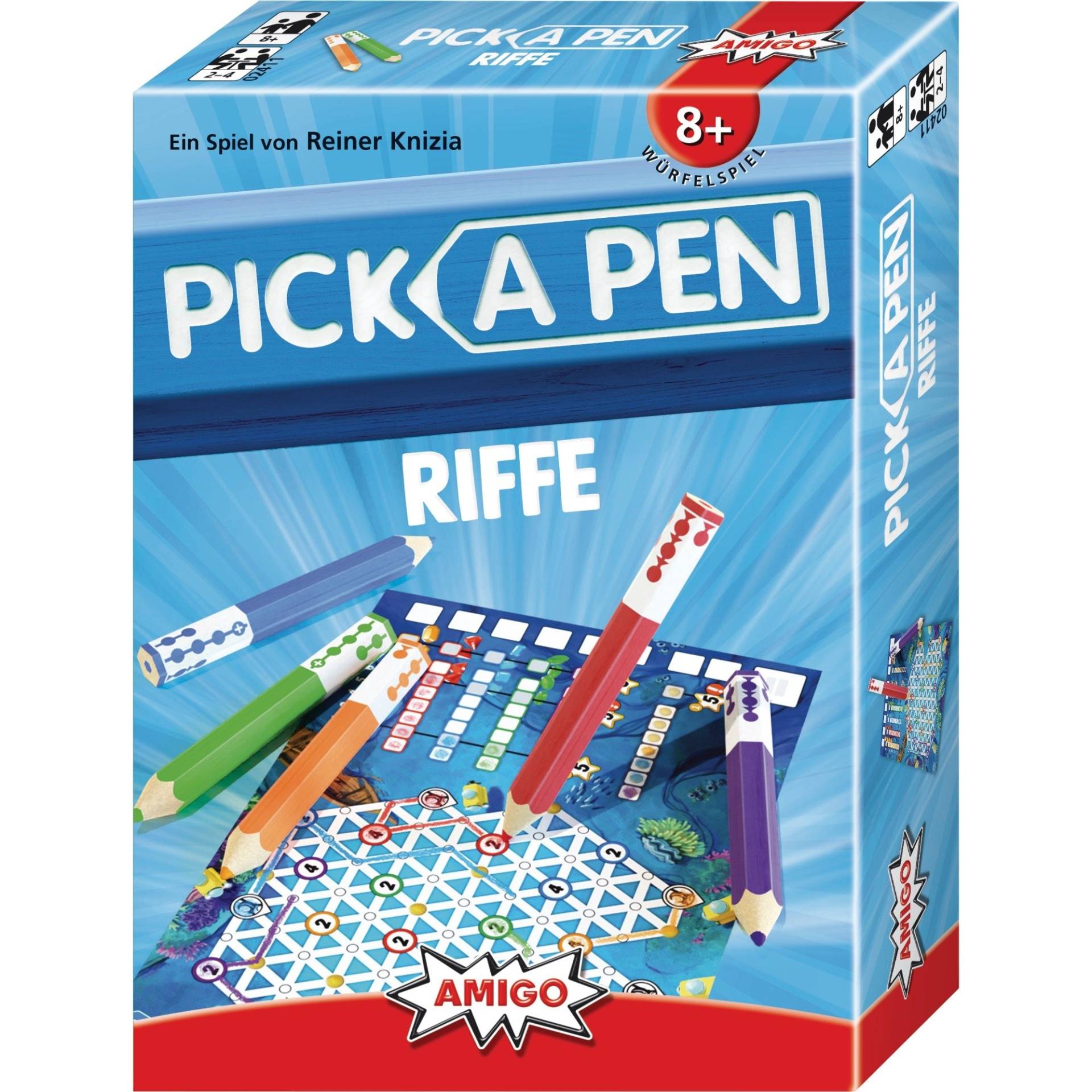 Pick a Pen: Riffe, Rätselspiel von Amigo