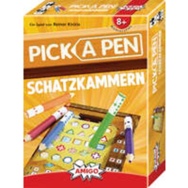 Pick a Pen: Schatzkammern, Rätselspiel von Amigo