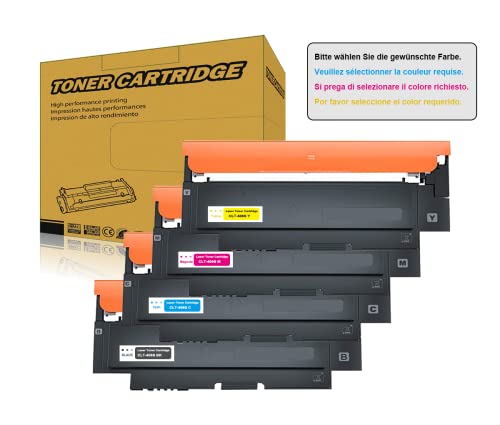 Amla 1 Magenta Kompatibel Toner CLT-M406S für Samsung CLT-P406C Toner CLT406 M406S Toner für Samsung Xpress SL C410 SL C410W SL C460 SL C460W CLP 360 CLP 360N CLP 365 CLP 365W CLX 3300 CLX 3305 (1× M) von Amla