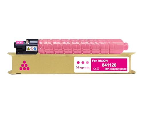 Amla 1 Magenta Toner 841126 Kompatibel mit Ricoh MP C3501 Toner Magenta Ricoh MPC2800 Toner Ricoh MPC3001 MPC3501 für Ricoh MP C3001 Toner Ricoh MPC2800SPF Ricoh MPC3300AD Ricoh MP C3501 Toner von Amla