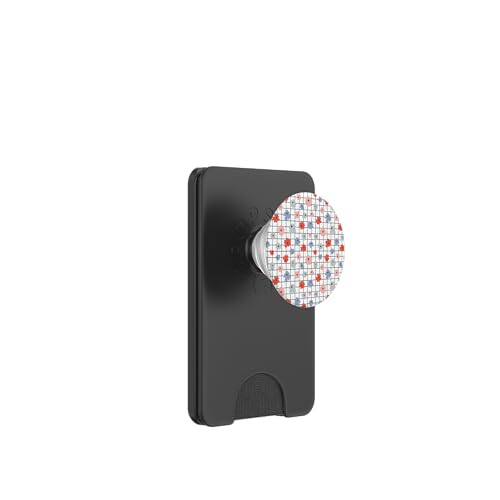 PopSockets mit modernem Blumenmuster, austauschbarer Griff PopSockets PopWallet für MagSafe von Ammal Studio