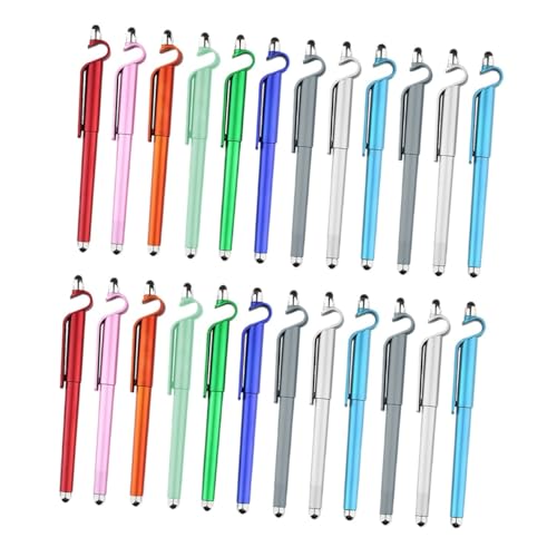 Amosfun 2 Sätze À 12 STK Handy Halter Stift handyhalterung Handy Ständer Eingabestifte für Berührungsbildschirme Touchscreen-Stift Kugelschreiber Mehrzweck-Briefpapier Mehrzweckstifte eben von Amosfun