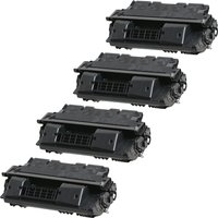 4 Ampertec Toner ersetzt HP C8061X  61X  schwarz von Ampertec