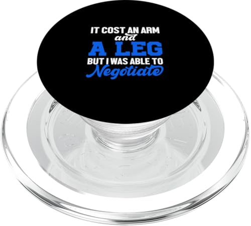 Amputierte Humor Kosten Bein Arm Lustige Erholung PopSockets PopGrip für MagSafe von Amputee Amputation Survivor Warrior Designs