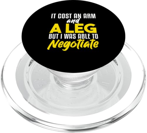 Amputierte Humor Kosten Bein Arm Lustige Erholung PopSockets PopGrip für MagSafe von Amputee Amputation Survivor Warrior Designs