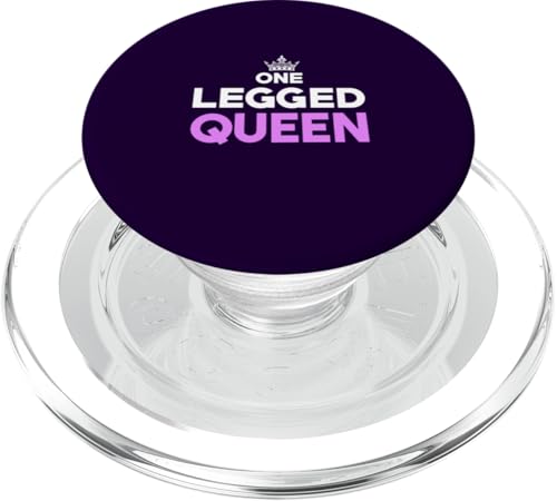 Amputierte Humor Queen Bein Arm Lustige Erholung PopSockets PopGrip für MagSafe von Amputee Amputation Survivor Warrior Designs