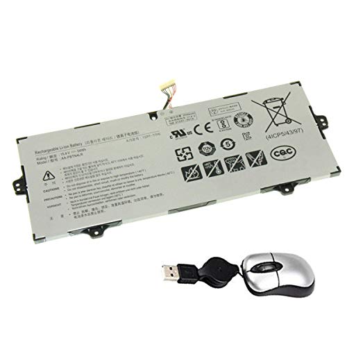 amsahr AA-PBTN4LR-05 Ersatz Batterie mit Mini Optical Maus Schwarz von Amsahr