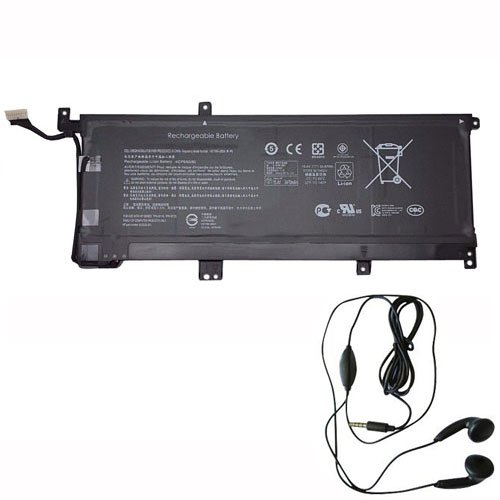 amsahr MB04XL-03 Ersatz Batterie für HP MB04XL, MBO4XL, TPN-W119/W120 (15.4V, 55.67Wh) Umfassen Stereo Ohrhörer schwarz von Amsahr